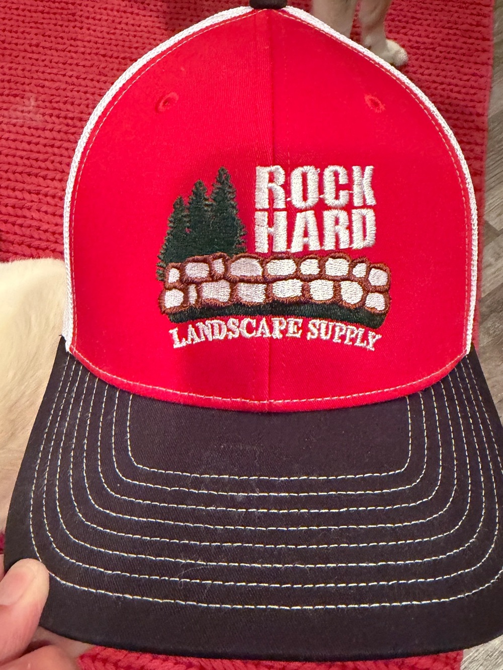 Red and Black Baseball Trucker Cap